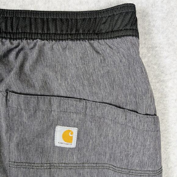 Carhartt Force Twill Straight Leg Srub Pants Mens 2XL Charcoal Gray Cargo C55106 - Picture 8 of 12